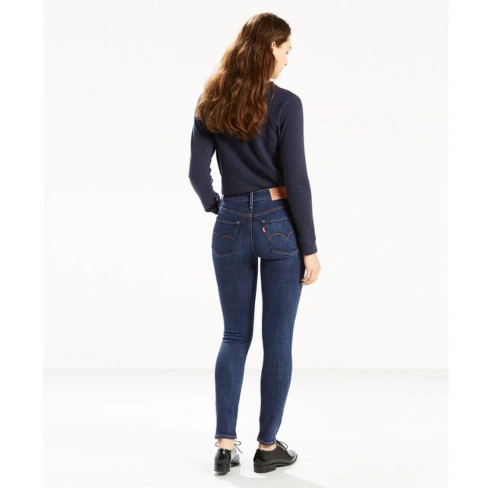 Levi's 721 High Rise Skinny Jeans - Blue Story - Picture 5 of 14